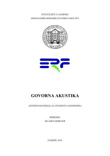 GOVORNA AKUSTIKA - Tara centar doo