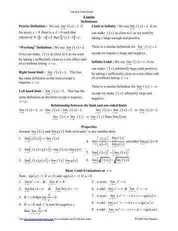 cheat sheet calculus tutorial.math.lamar.edu Autos   Lamar Cheat Calculus Sheet Post University