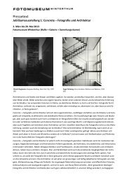 Pressetext PDF - Fotomuseum Winterthur