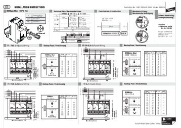 INSTALLATION INSTRUCTIONS - EuroVolt