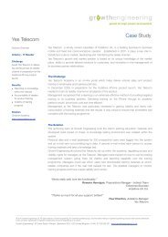 Yes Telecom Case Study - Training Industry