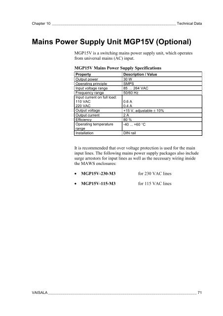 MAWS HydroMetÃ¢Â„Â¢ Systems for Meteorological and Hydrological ...