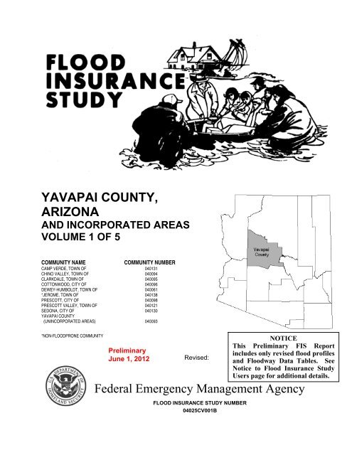 YAVAPAI COUNTY, ARIZONA Federal Emergency ... - FEMA Region 9