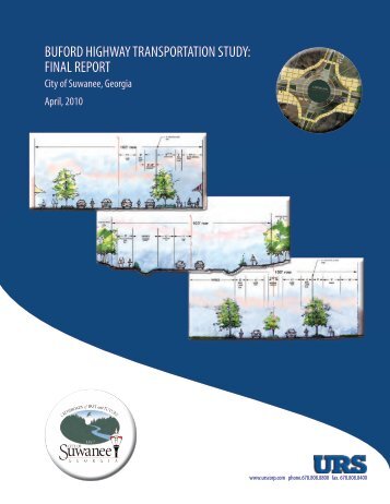 buford highway transportation study: final report - Suwanee, Georgia