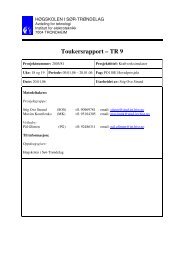 Toukersrapport â TR 9