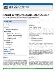 Sexual Development Across the Lifespan - DSWLeads.com