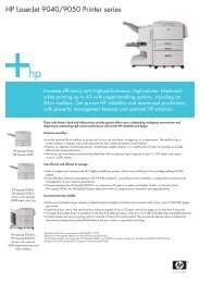 HP LaserJet 9040/9050 Printer series - Printers - Printware