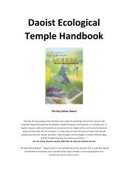 Daoist Ecological Temple Handbook - Alliance of Religions and ...