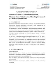 IntroducciÃ³n al Coaching Profesional ya la GestiÃ³n del Liderazgo