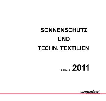 Katalog Sonnenschutz-D 2011.indd - Impulsa