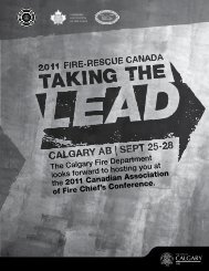 The Calgary Fire Department looks forward to hosting you at the ...