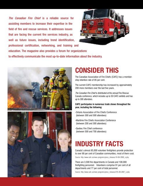 media kit - l'Association canadienne des chefs de pompiers.