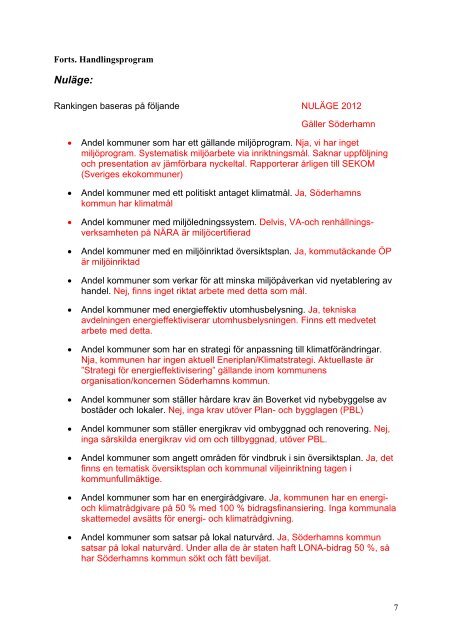 Handlingsprogram med aktiviteter 2013 - SÃ¶derhamns kommun