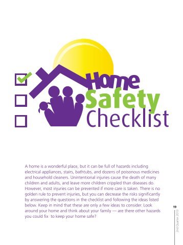 Home Safety Checklist. - Saudi Aramco