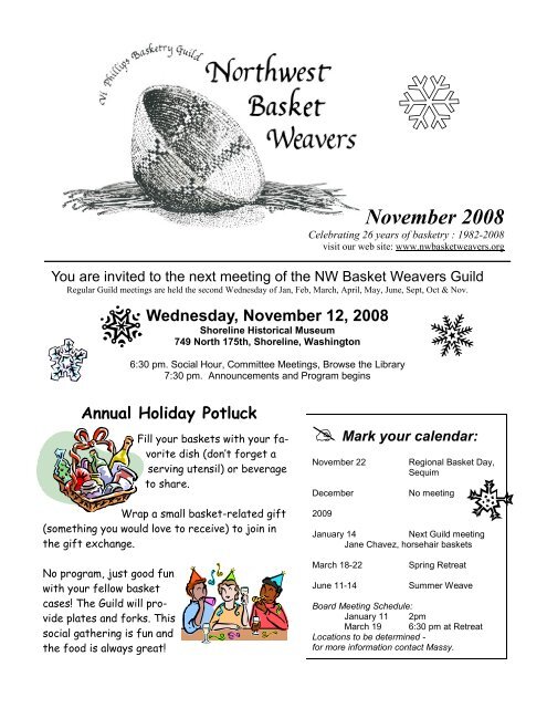 November 2008 - Northwest Basket Weavers