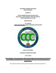 Proposition 84 Guidelines - California Conservation Corps - State of ...