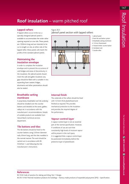 Jabroof Classic Panel in a Warm Pitched Roof - Jablite