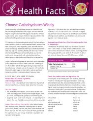 [PDF] Choose Carbohydrates Wisely