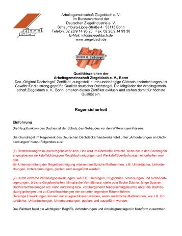 download PDF (840 KB) - Arbeitsgemeinschaft Ziegeldach e. V.