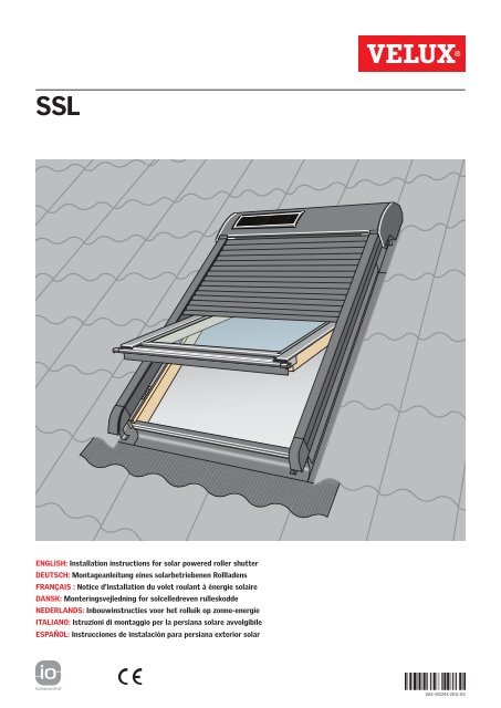 ENGLISH: Installation instructions for solar powered roller ... - Velux