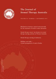 JSTA September 2010 - Australian Association of Stomal Therapy ...