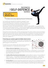 SELF-DEFENCE - Symantec