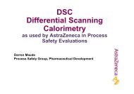 DSC Differential Scanning C l iaormetry