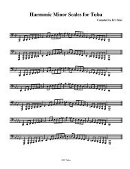 Harmonic Minor Scales - Tuba
