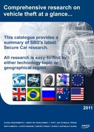 Comprehensive research on vehicle theft at a glance... - SBD