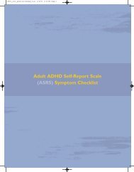 Adult ADHD Self-Report Scale (ASRS) Symptom ... - Good Medicine