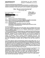 032. Quasselantenbrief - bei Bohrwurm.net