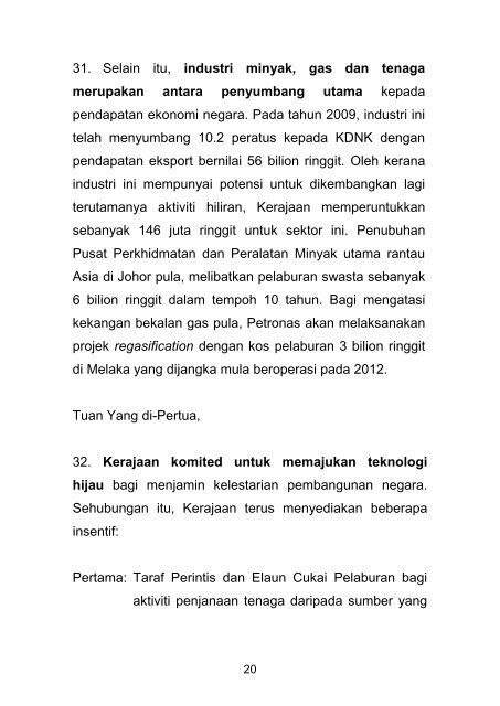 Muat Turun Ucapan Bajet 2011