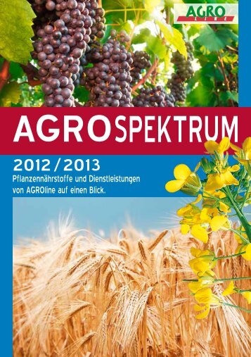 Agrospektrum 2012/2013 - AGROline AG