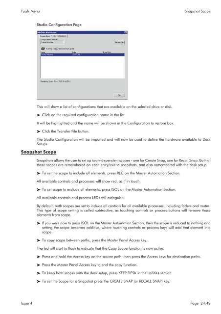 MMC User Manual - AMS Neve