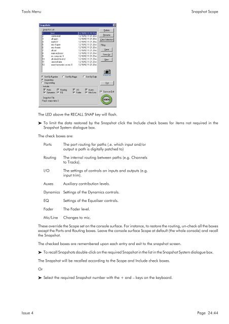 MMC User Manual - AMS Neve