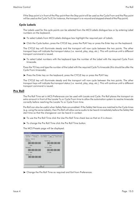 MMC User Manual - AMS Neve