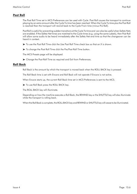 MMC User Manual - AMS Neve