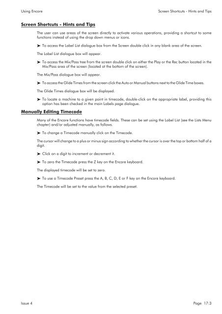 MMC User Manual - AMS Neve