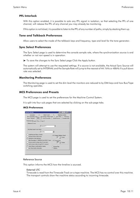 MMC User Manual - AMS Neve