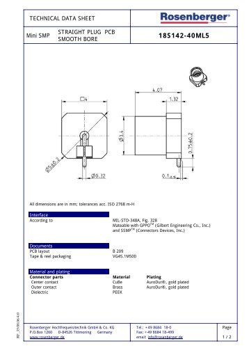 18S142-40ML5 - Rosenberger