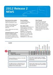 Brand Model 2004-2007 Adjustments 2004-2006 Programmings ...