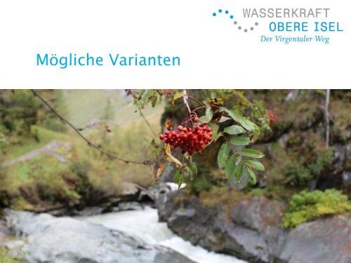 Variantenstudie - Virgentaler Weg