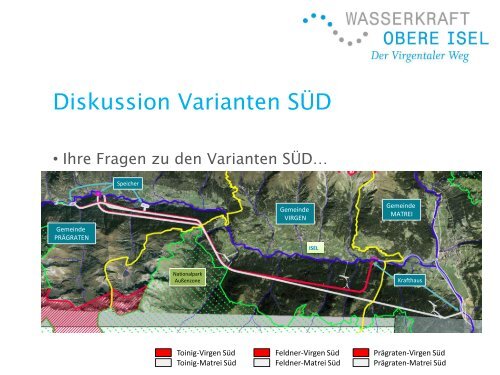 Variantenstudie - Virgentaler Weg