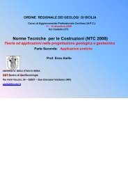 Prof. Aiello Applicazione - Ordine Regionale dei Geologi di Sicilia