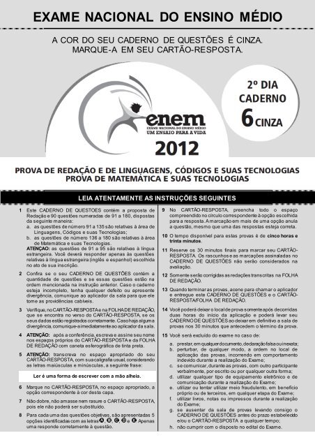 UFF 2009 1° Fase questão 26 - Estuda.com ENEM