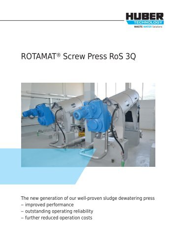 ROTAMATÂ® Screw Press RoS 3Q