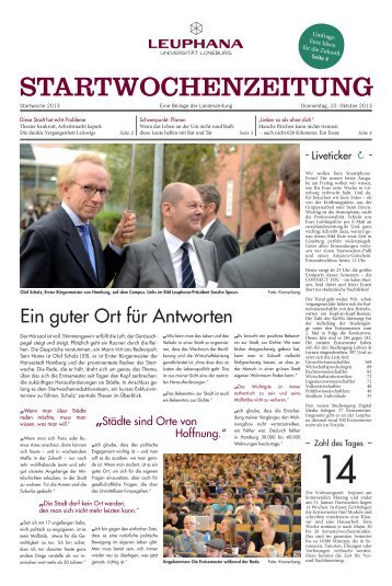 STARTWOCHENZEITUNG - Leuphana Universität Lüneburg