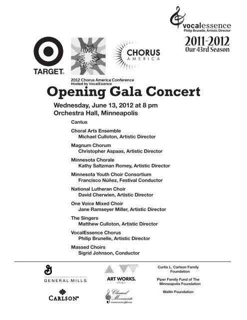 Download the Concert Program - VocalEssence