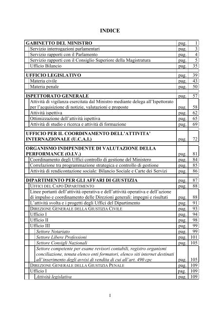 Relazione Per Lanno 2012 Ufficiale Giudiziario - 