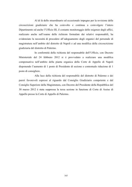 Relazione per l'anno 2012. - ufficiale giudiziario associazione ...